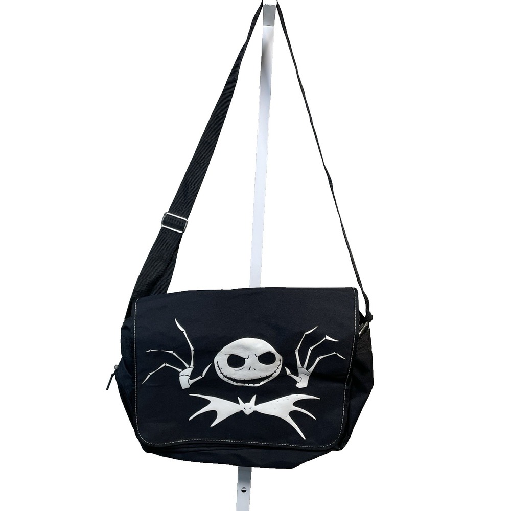 Disney The Nightmare Before Christmas Jack Skellington Messenger Bag Black White